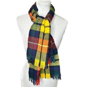 Glentana Lambswool Tartan Plaid Buchanan Scarf